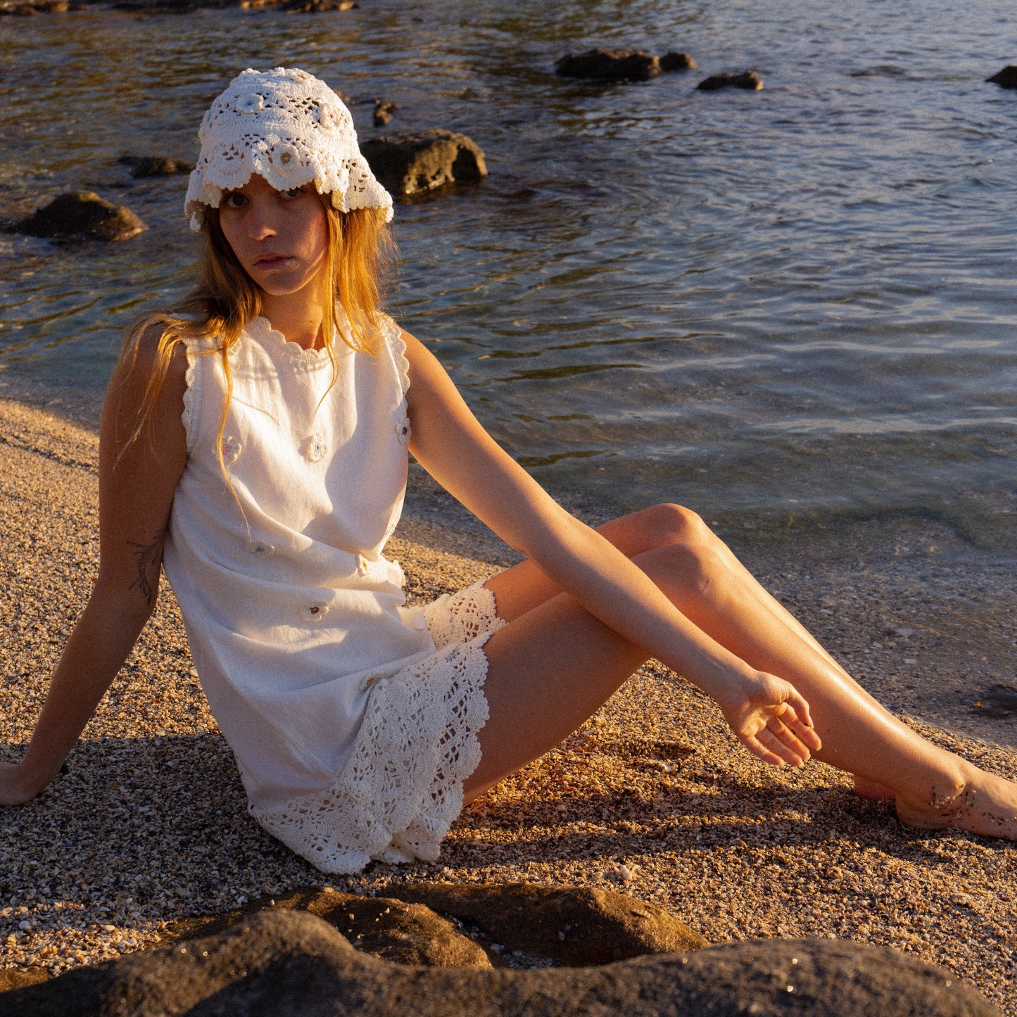Chippy Wildflower Mini Dress