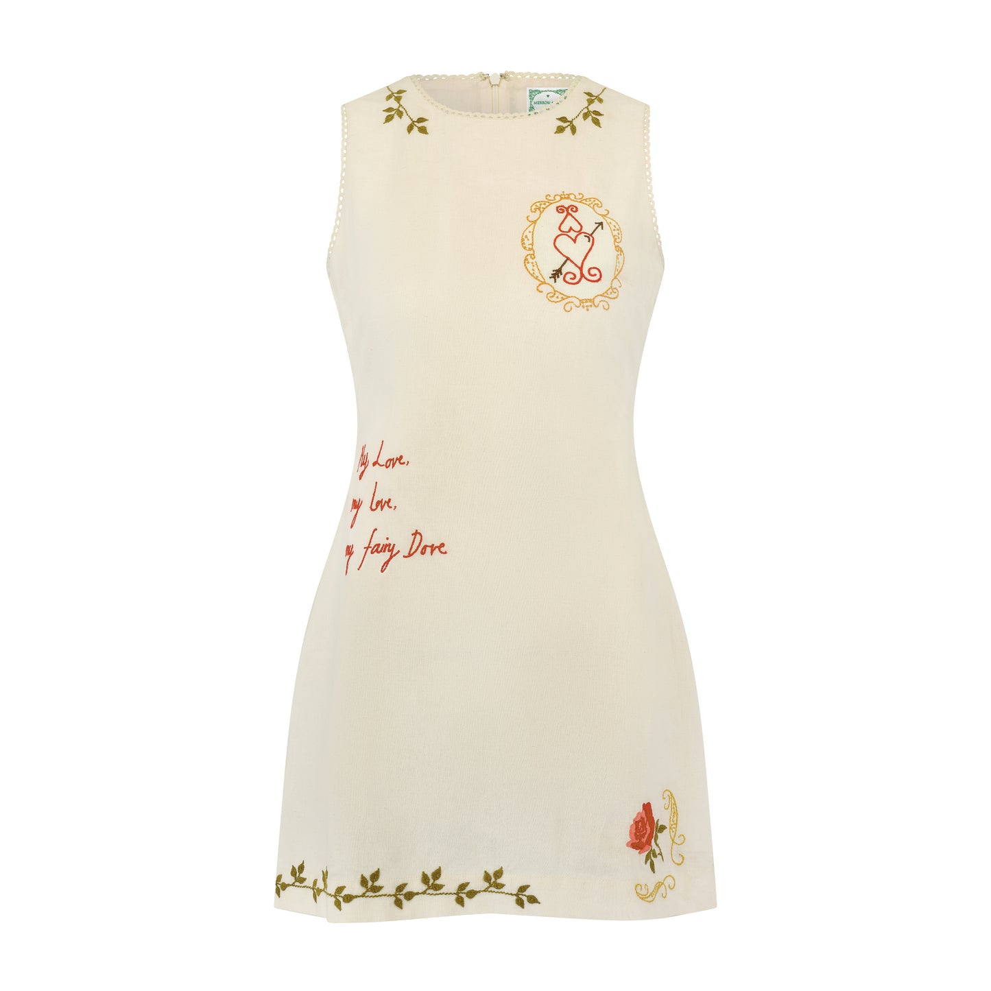 beau mini dress BEAU MINI DRESS - WHITE