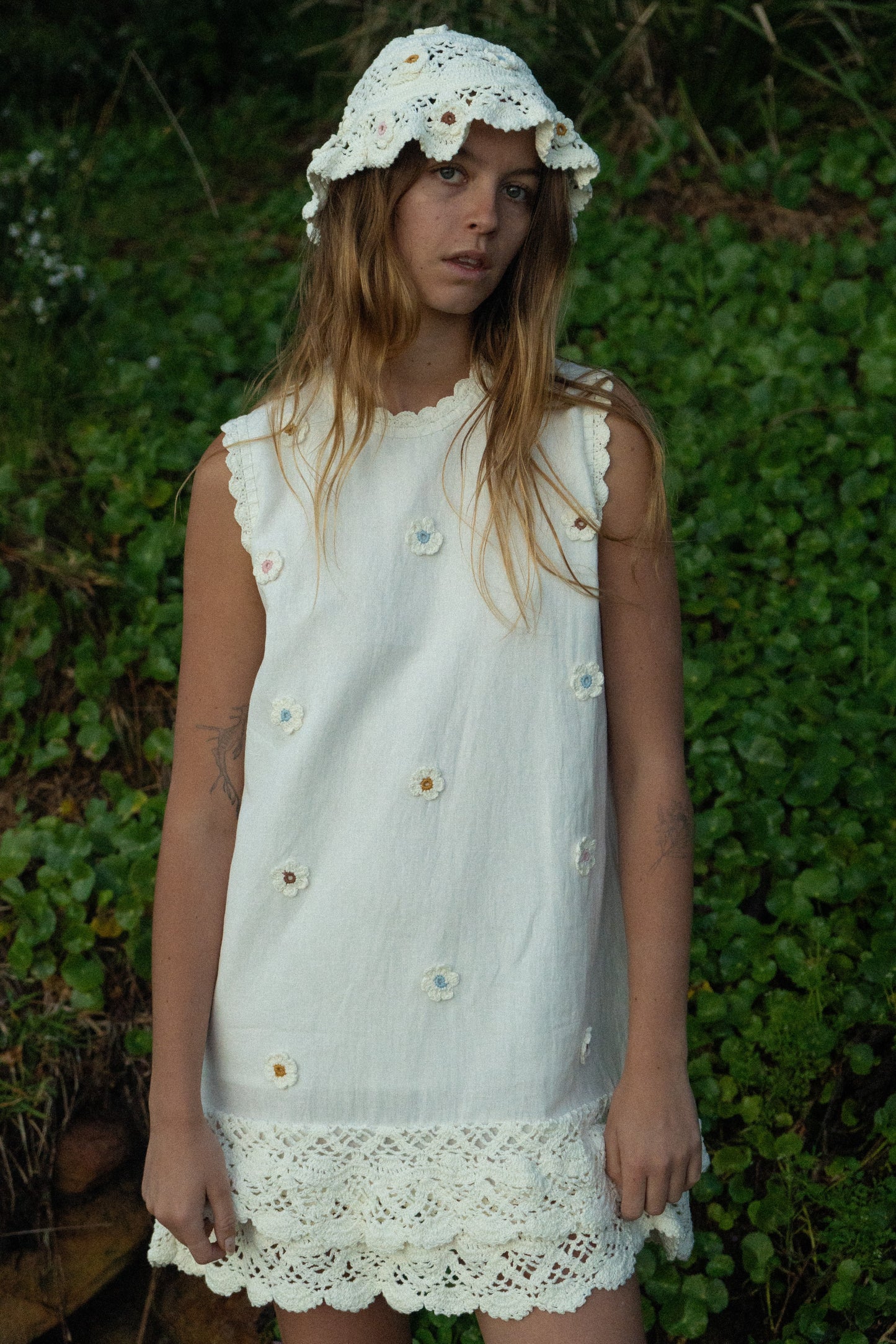 Chippy Wildflower Mini Dress