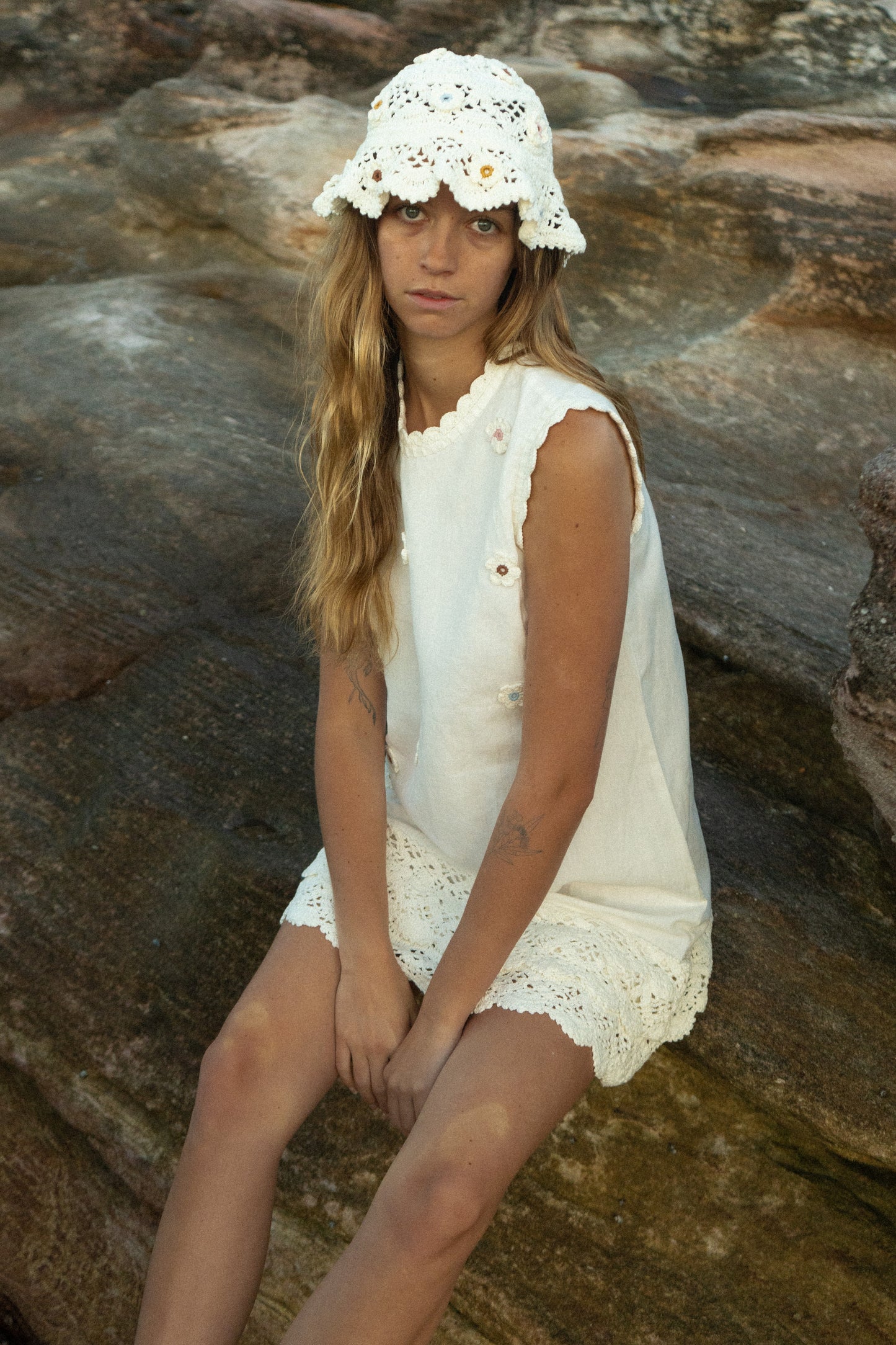 Chippy Wildflower Mini Dress