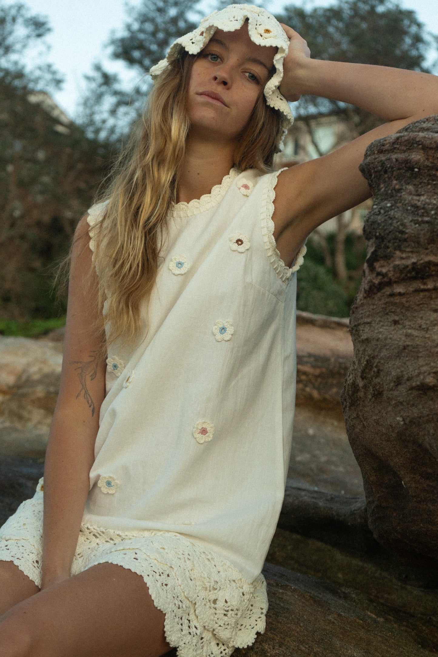 Chippy Wildflower Mini Dress
